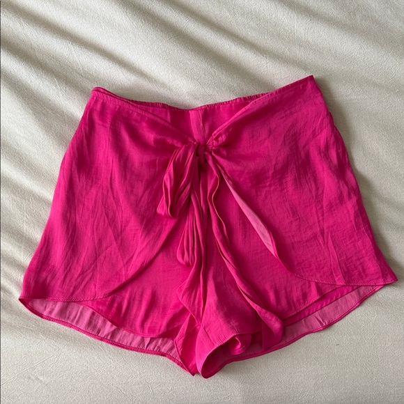 Vici High Waist Pink Shorts - Picture 1 of 2